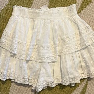 American Eagle NEW white eyelet skort size Small
